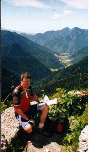 Mathias vor dem Val dei Concei